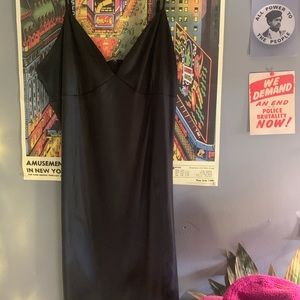 Sleek little black dress